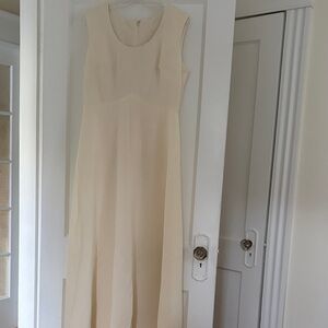 Ivory/Cream Sleeveless Maxi Dress Women’s Size 14